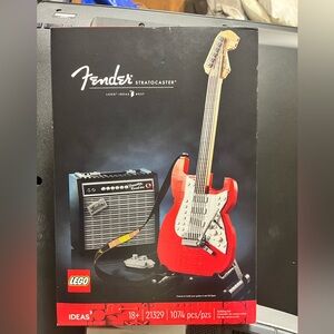Fender Red Stratocaster LEGO Set